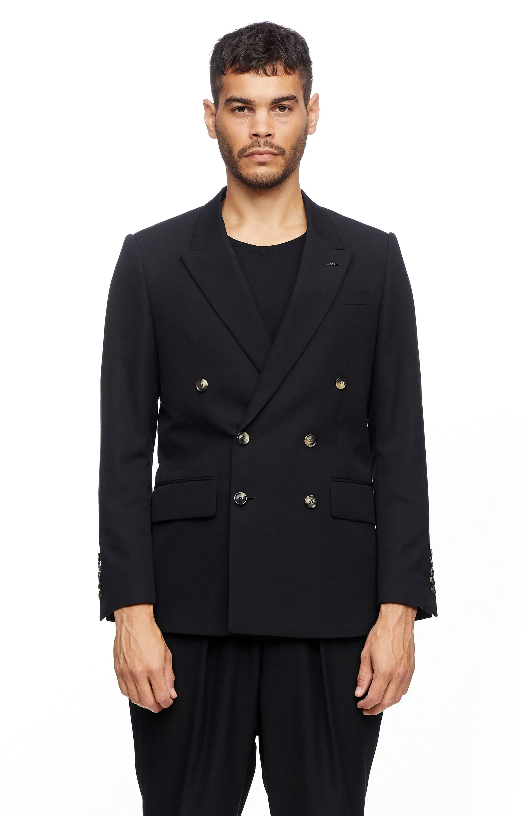 Black Double Breasted Blazer