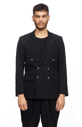 Black Double Breasted Blazer