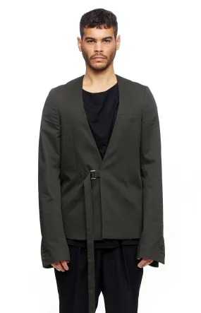 Green Belted Blazer