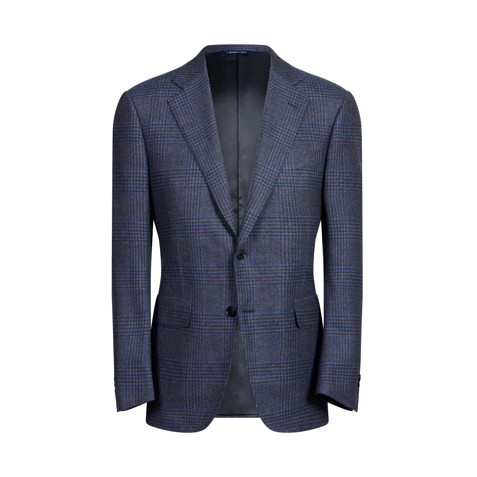 HENRY SARTORIAL HERITAGE Single Button Cashmere Blend Blazer BLUE/BLACK REG