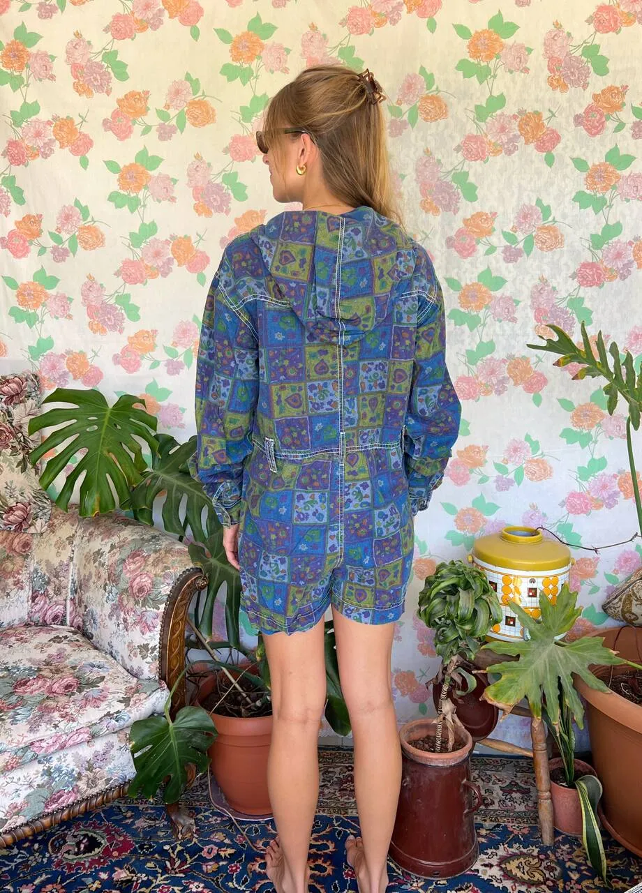Iconic 80's Printed Jumpsuit