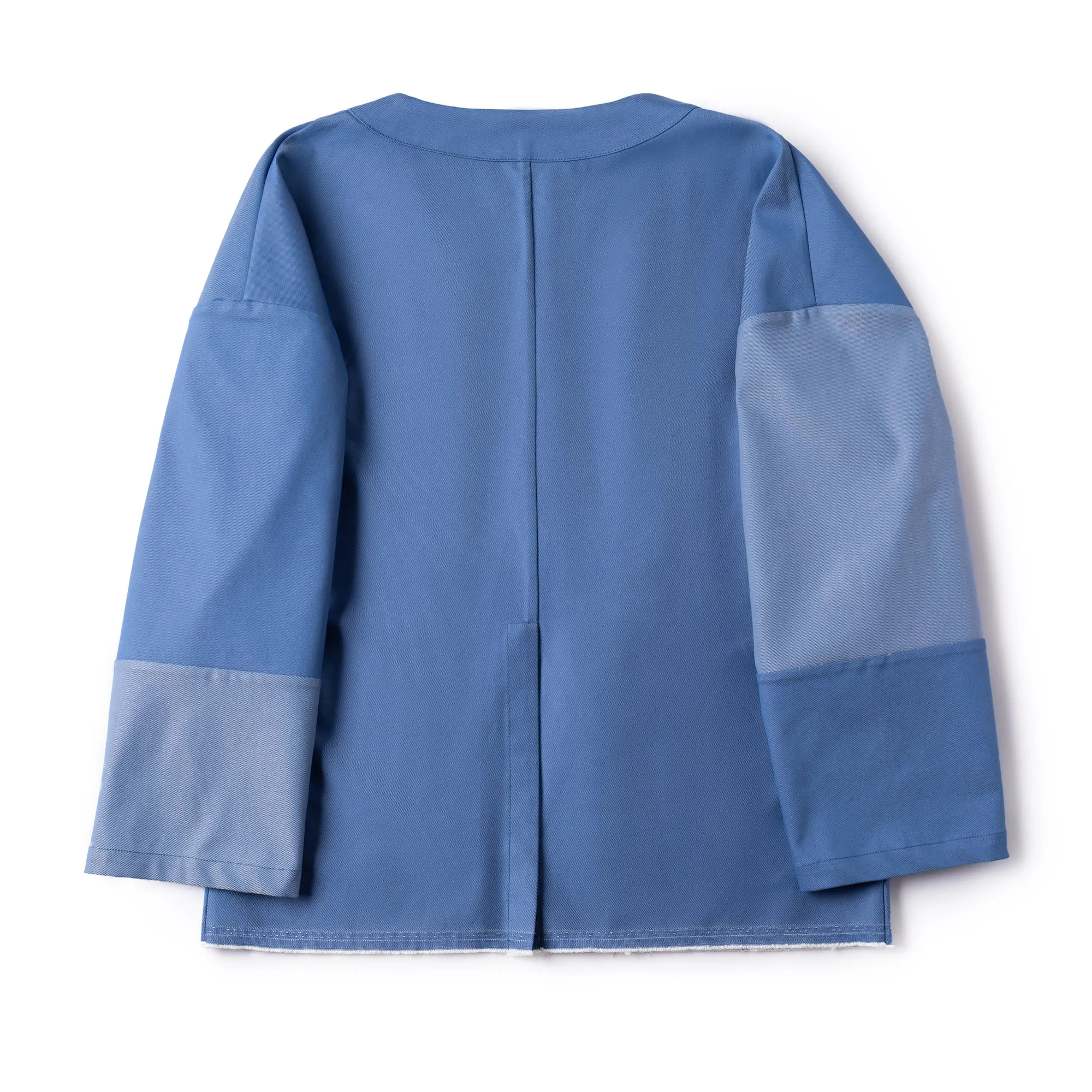 Kimono Blazer - Blue Colorblock