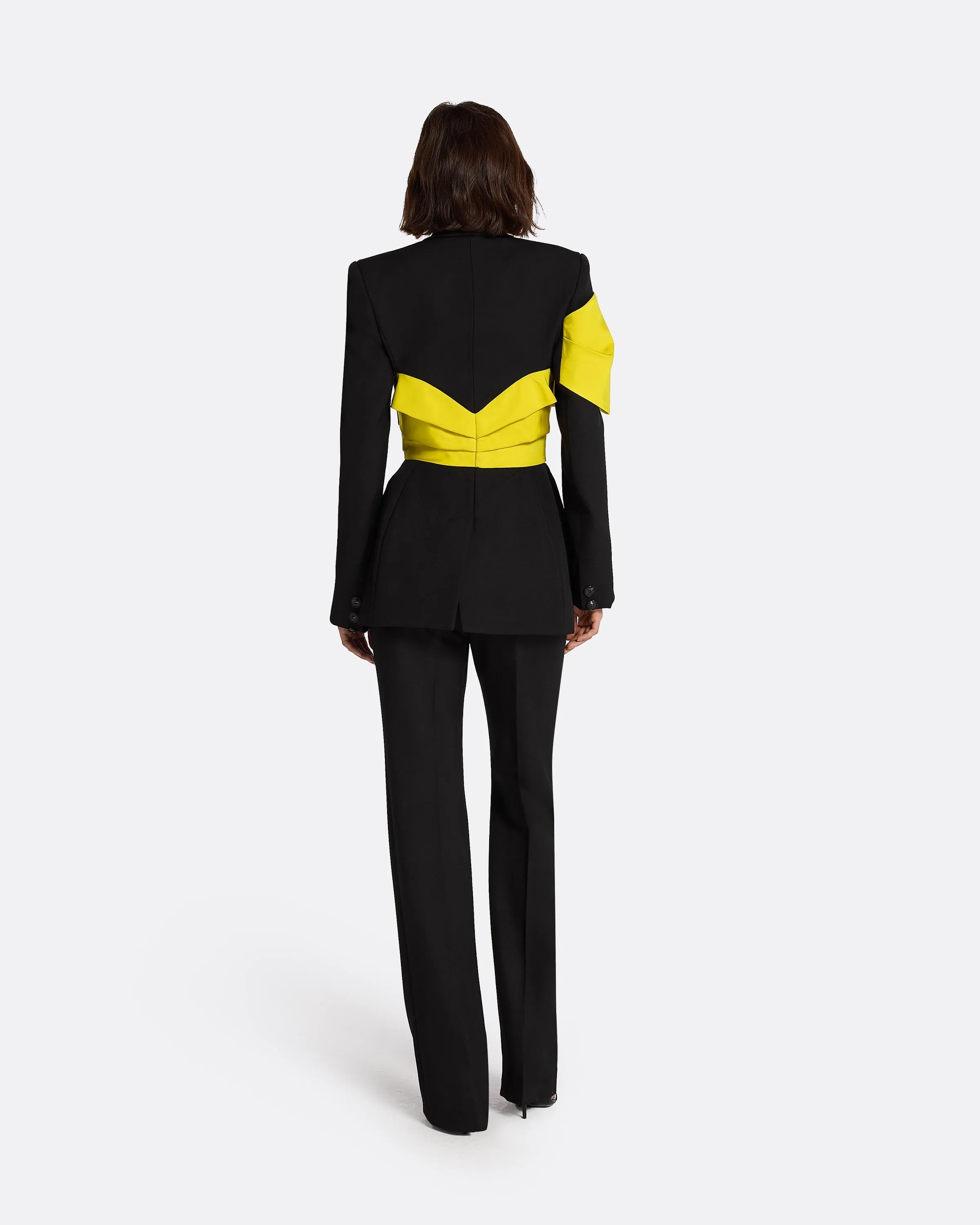 Lenalle Black & Chartreuse Jacket