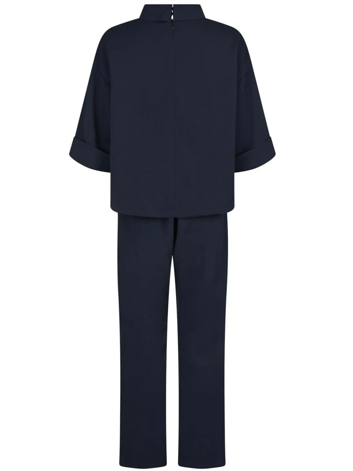 NEO NOIR ARLO CREPE JUMPSUIT NAVY