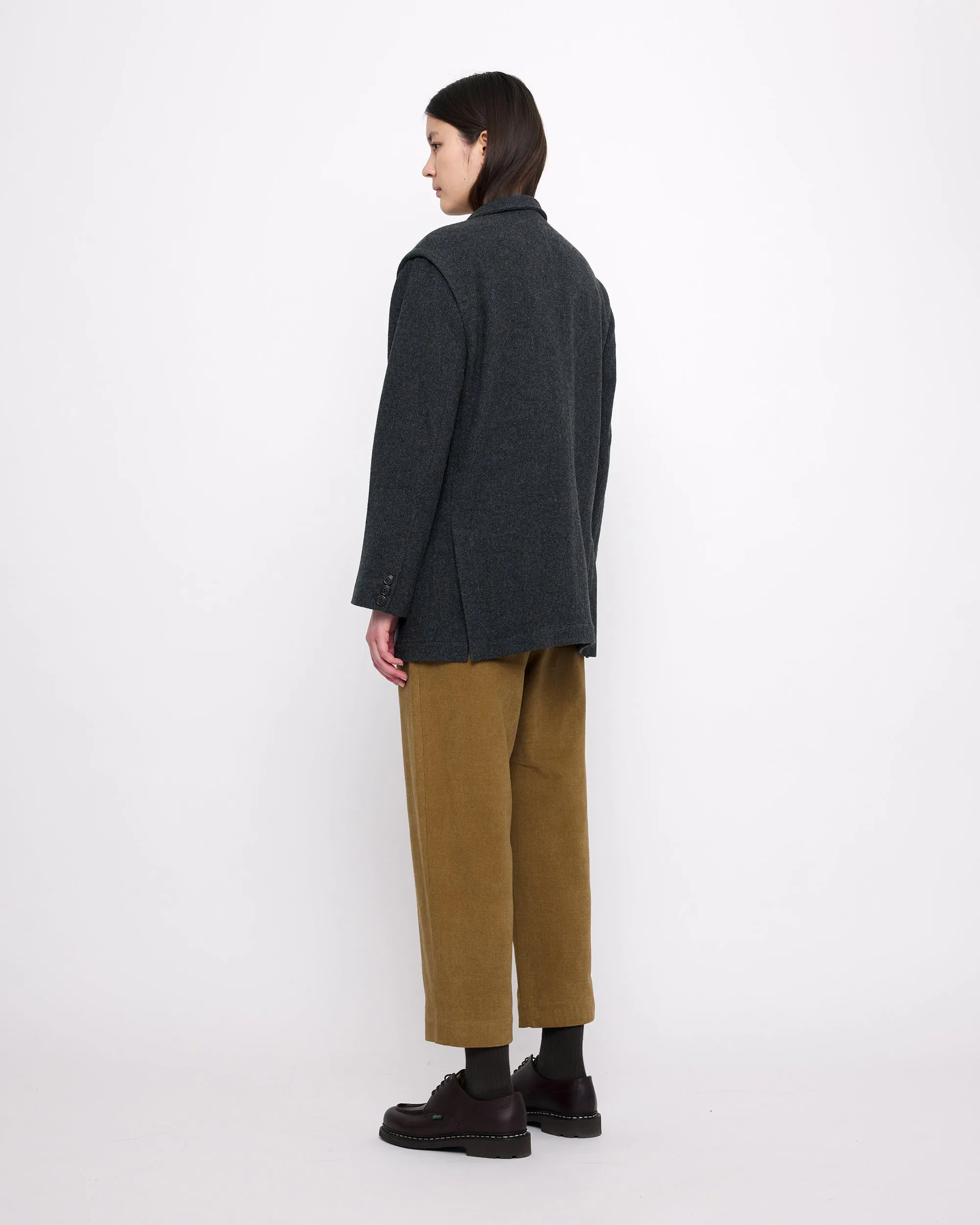 Oversized Wool Blazer - FW24 - Charcoal