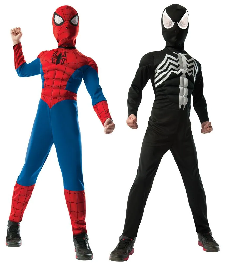 Spiderman Deluxe Boys Costume Large