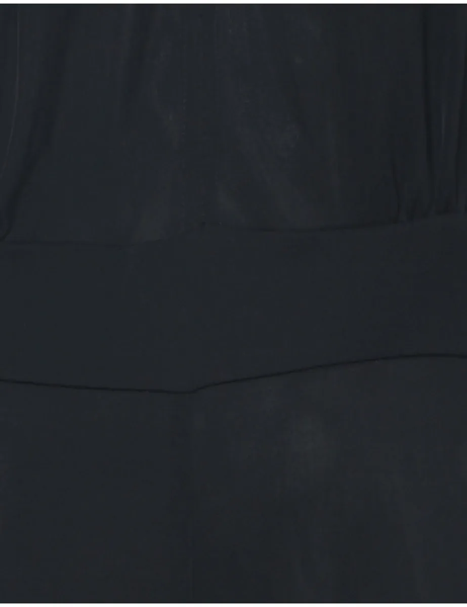 Strechy Halterneck Black Jumpsuit - M