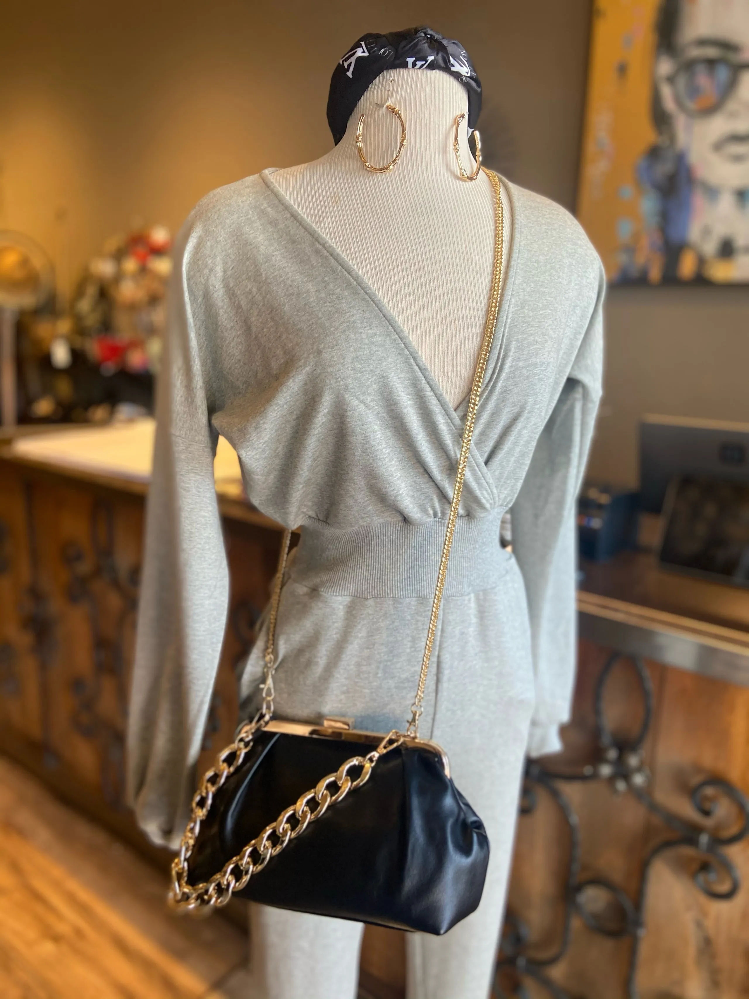 Surplice Jumpsuit