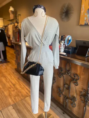 Surplice Jumpsuit