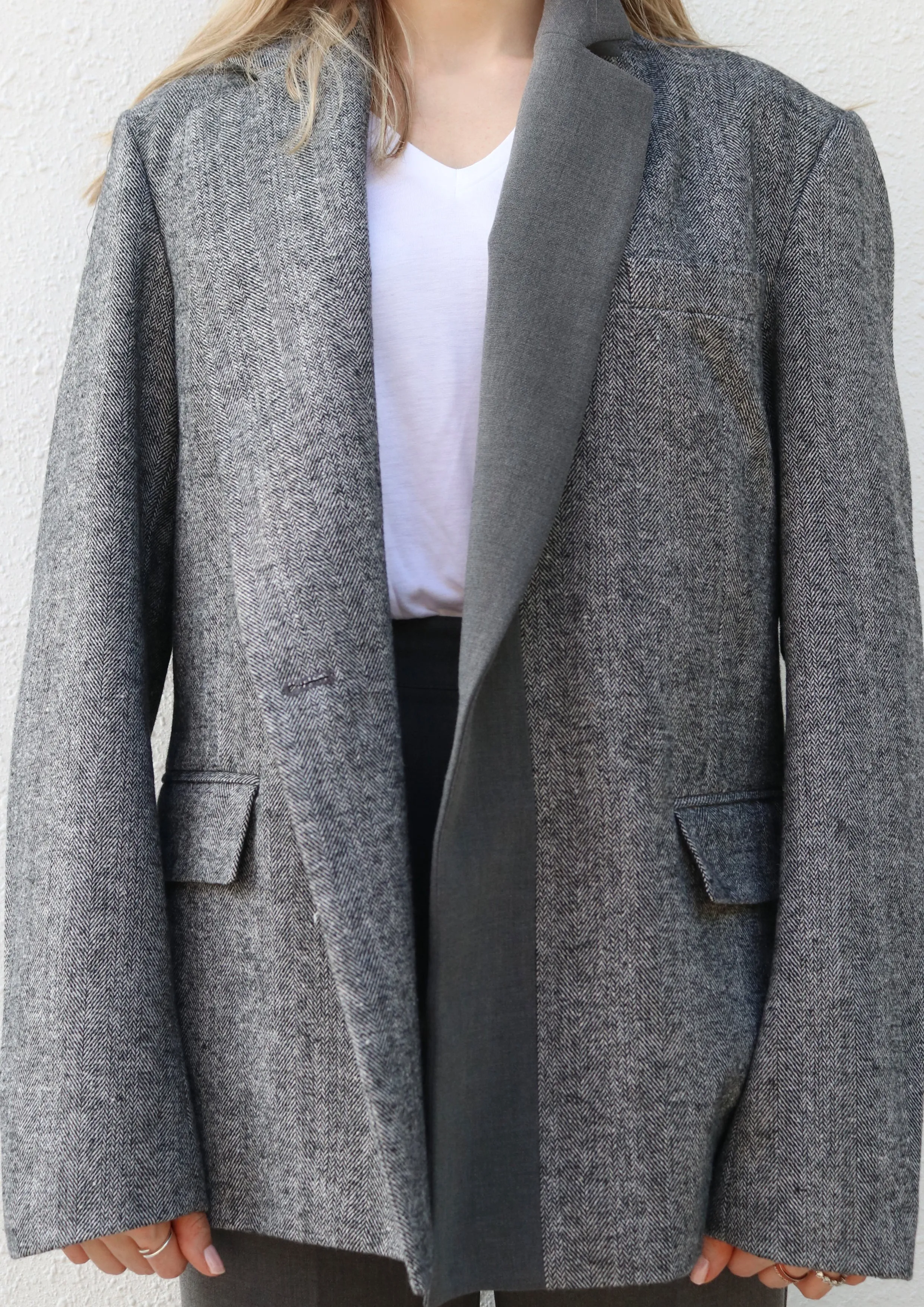 Two-Toned Grey Blazer