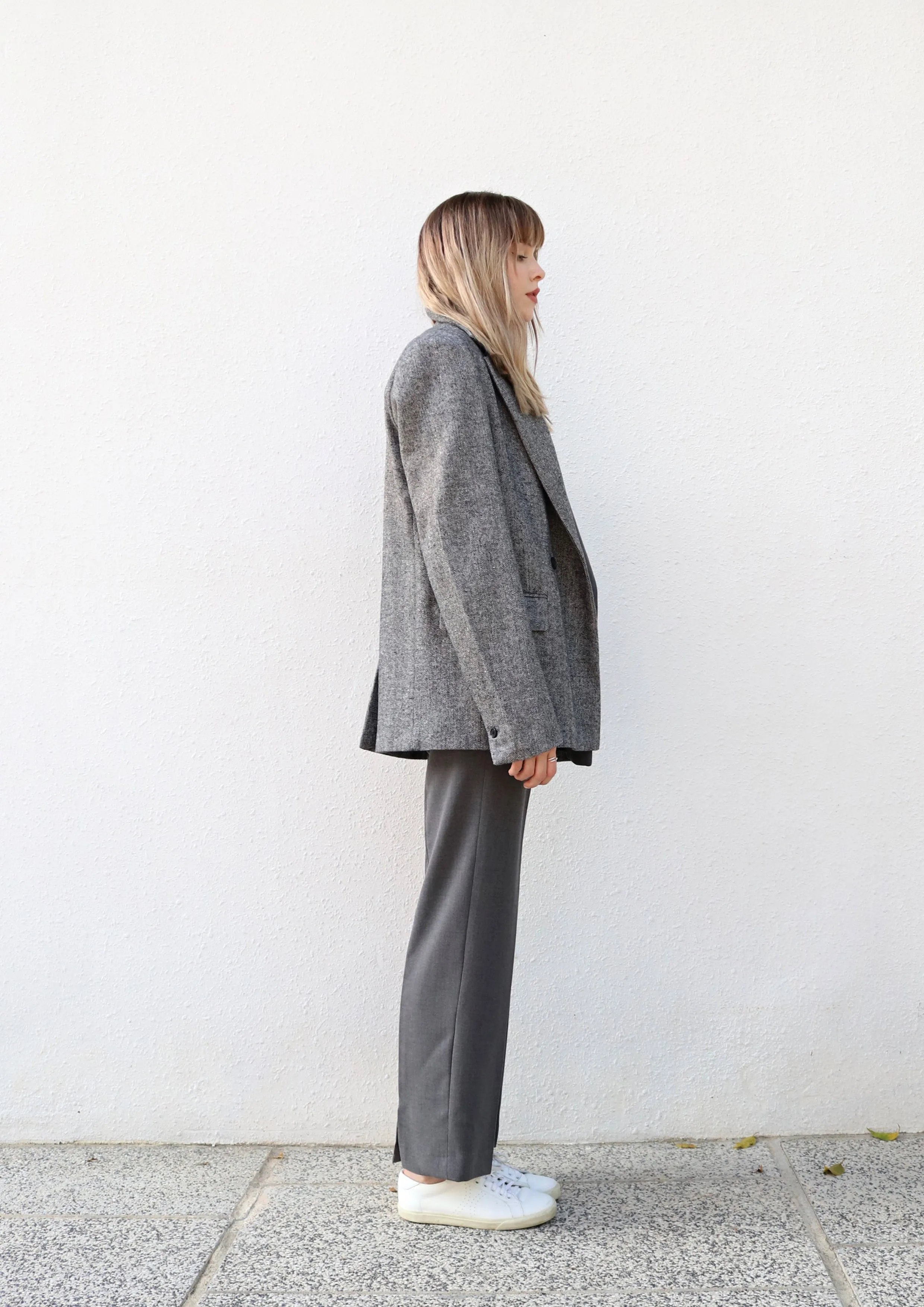 Two-Toned Grey Blazer