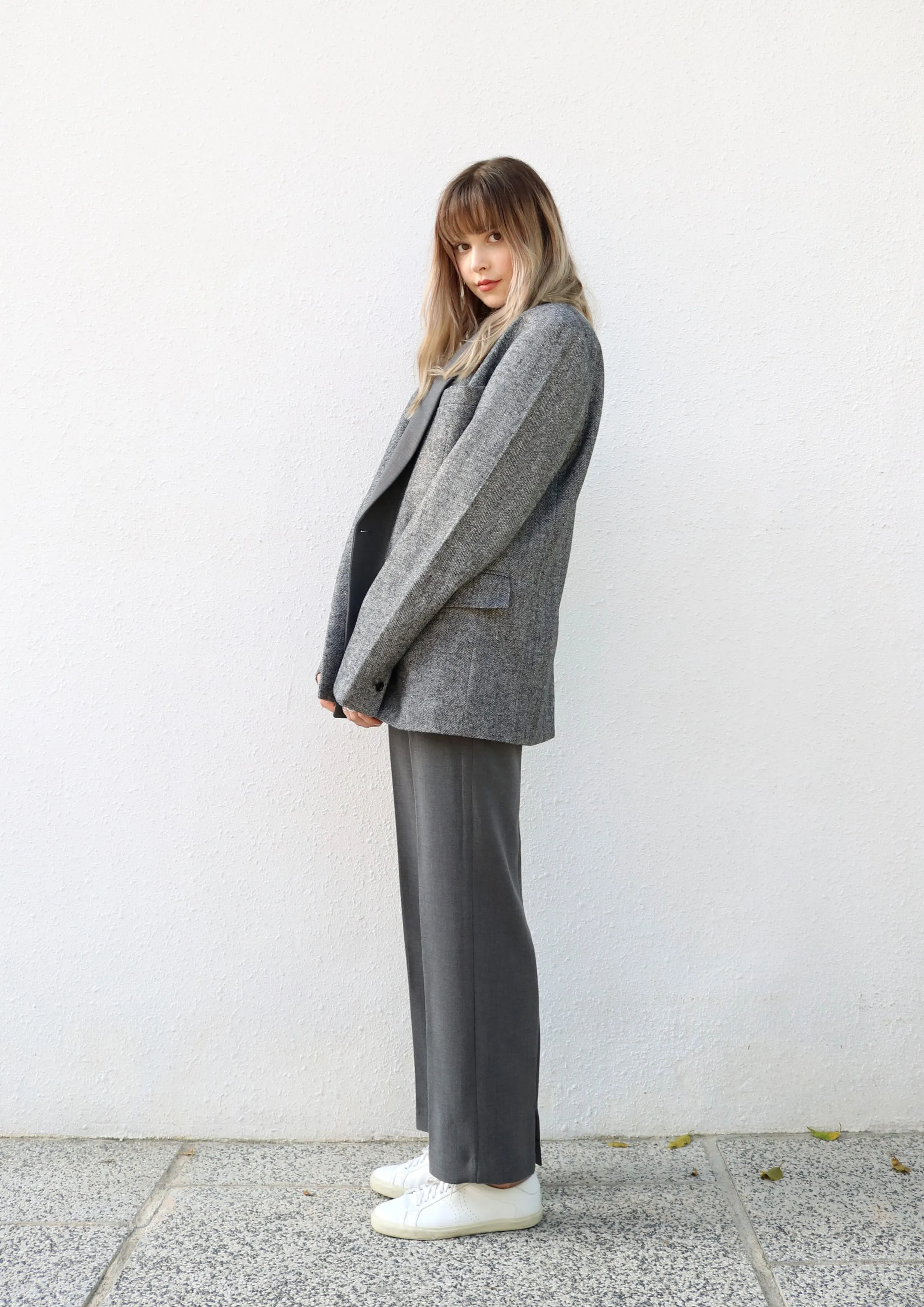 Two-Toned Grey Blazer
