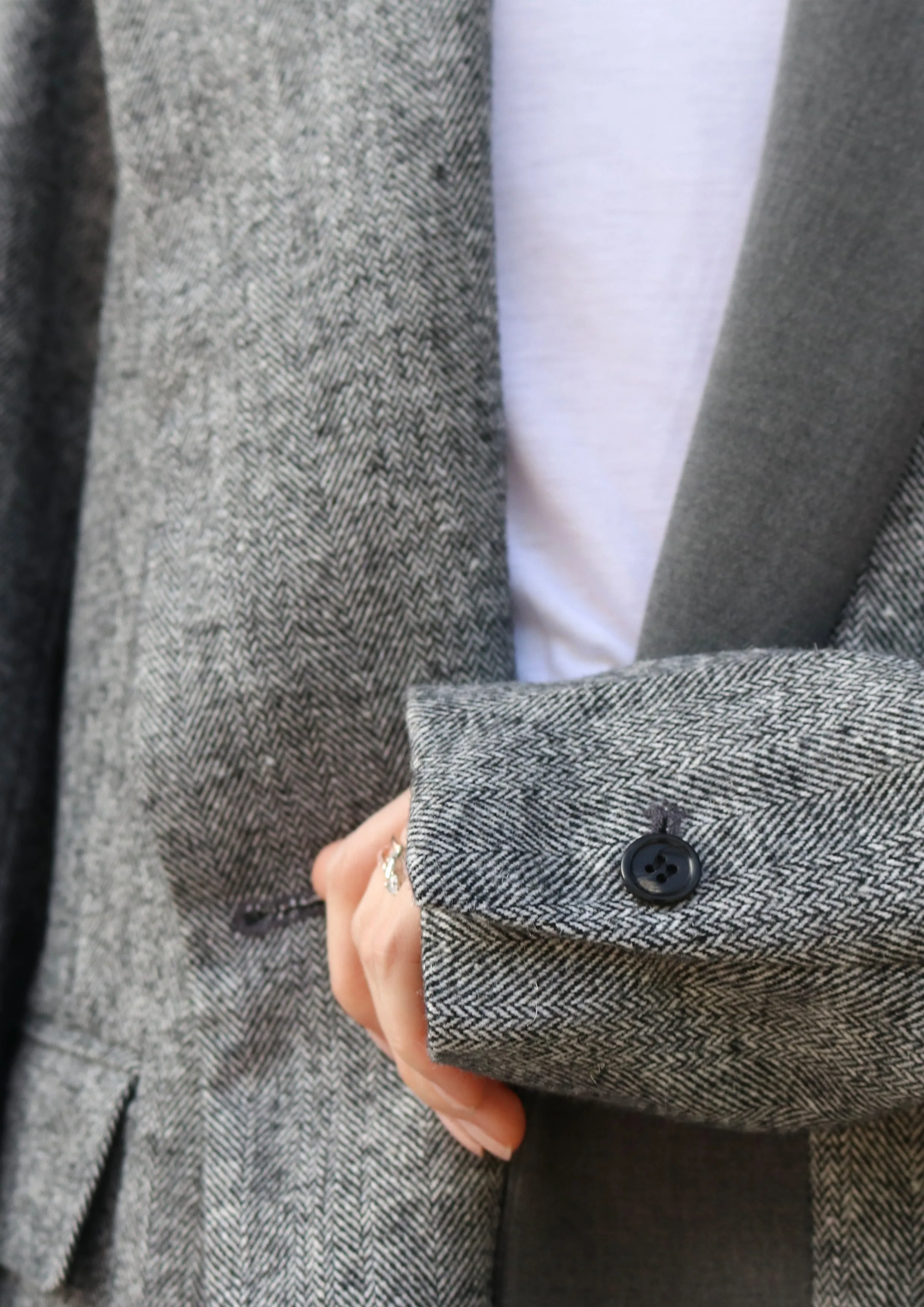 Two-Toned Grey Blazer
