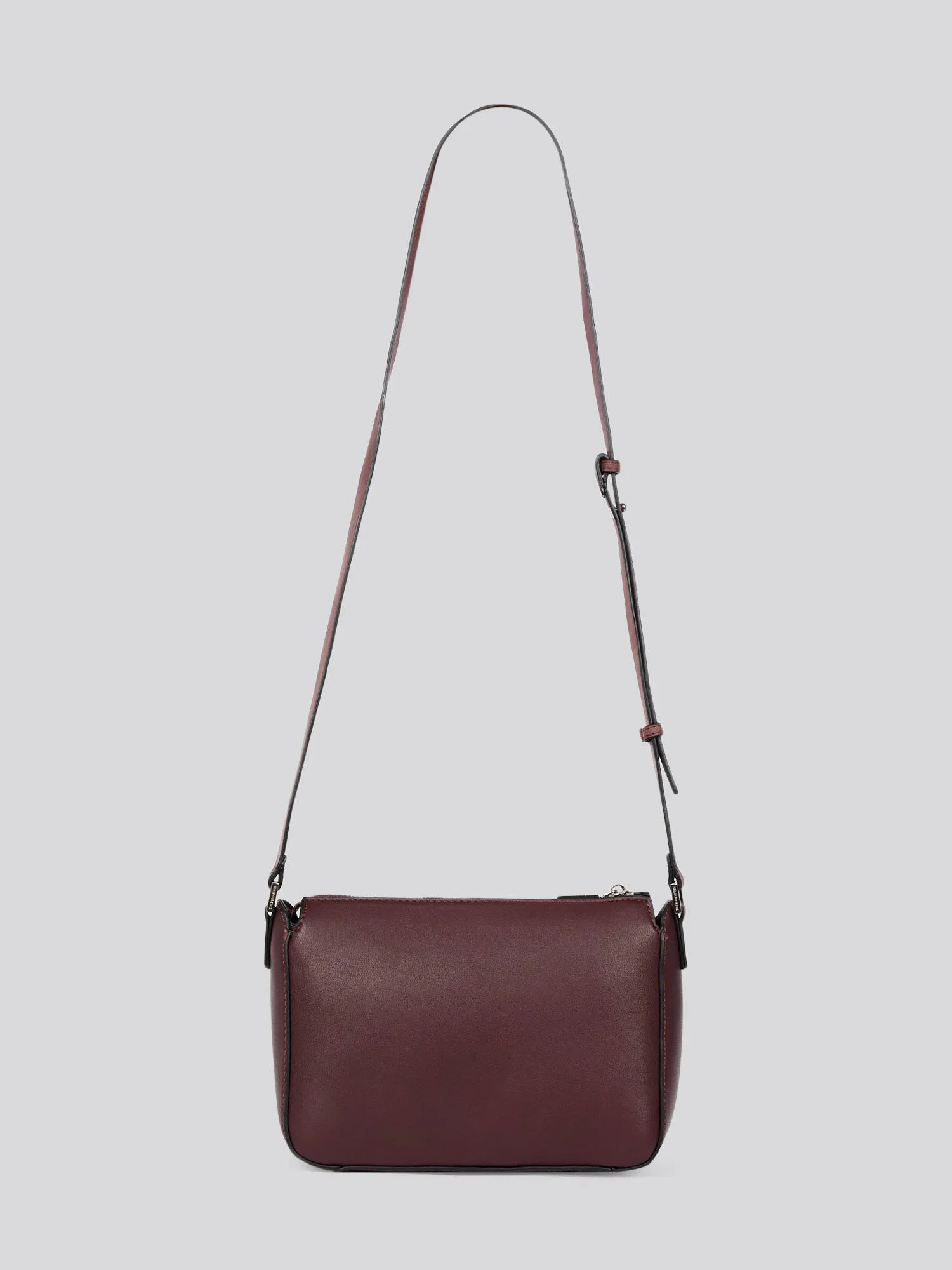 U.S. Polo Assn. Womens Romantic Crossbody Bag in Plum