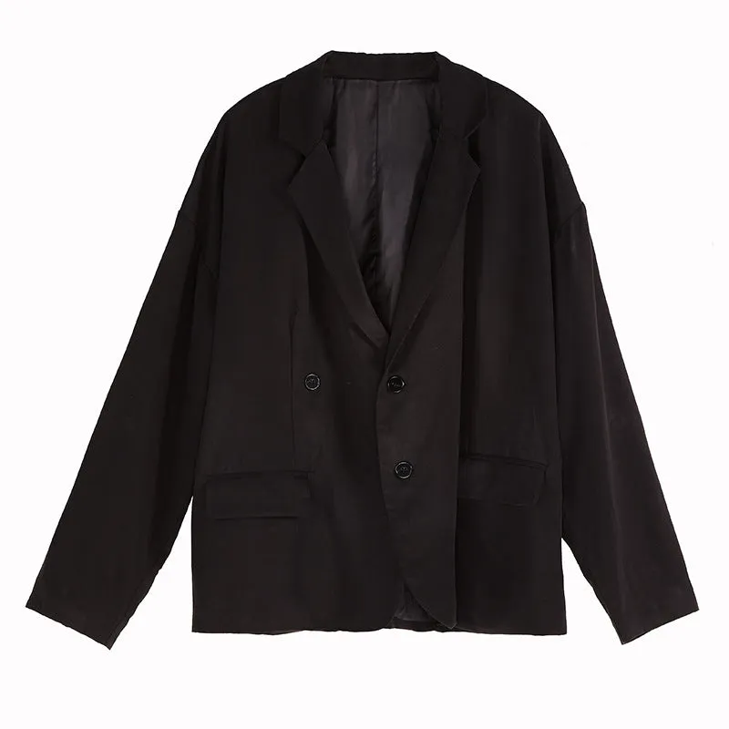 Wide Drop Shoulder Blazer